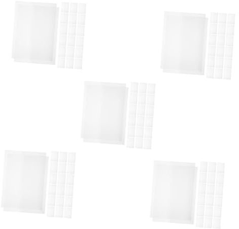 DIYEAH 5 Sätze Langlebiger Buchschutz Buchschutzfolie Bücherabdeckung Buchumschlag Büchercover Plastikhülle Für Bücher Buchhülle Klares Buch Kpop-ärmel Pp Transparent 20 Stück * 5