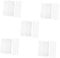 DIYEAH 5 Sätze Langlebiger Buchschutz Buchschutzfolie Bücherabdeckung Buchumschlag Büchercover Plastikhülle Für Bücher Buchhülle Klares Buch Kpop-ärmel Pp Transparent 20 Stück * 5