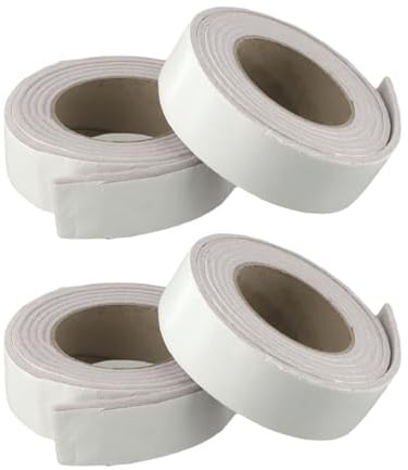 2m langer Fenster-Wasserabsorptionsstreifen, Verdickt um 4mm (4 Stück) | Hochabsorbierendes Filzband mit hoher Kapazität für Küchenfenster, selbstklebend, verdickt, Feuchtigkeitsentferner, Beige
