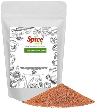 Cress Seeds | Halim Seeds Sprouting Premium Quality Free UK P&P by Spice Mart® (500 Grams)