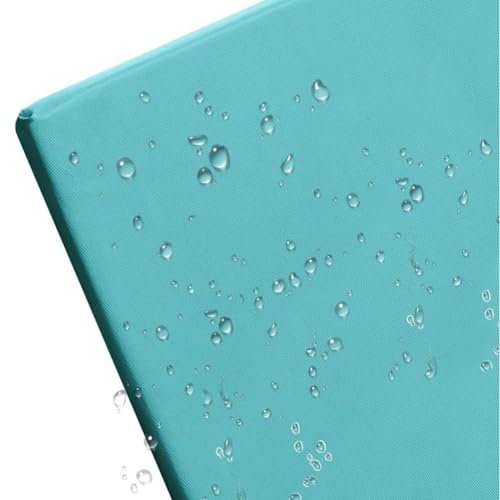 genérico Cojín de Banco de Jardín Impermeable para Exteriores, Lavable Cojín de Asiento de Ventanal, Desmontable Cojines de Muebles Antideslizante para Banco de Cocina Terraza(Sky Blue,70X40X3CM)
