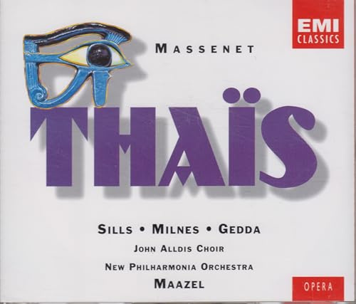 Massenet: Thais (Gesamtaufnahme) (franz.) (Aufnahme London 1976).