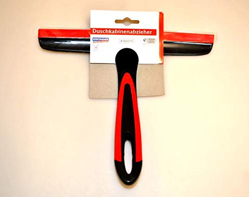 Coronet Dusche Rakel, 25 cm, rot/dunkelgrau, 25 x 30 x 30 cm