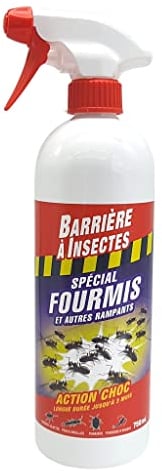 BARRIERE A INSECTES Spécial Fourmis et autres rampants, Prêt à l'emploi, 750 ml, BARFOPRET