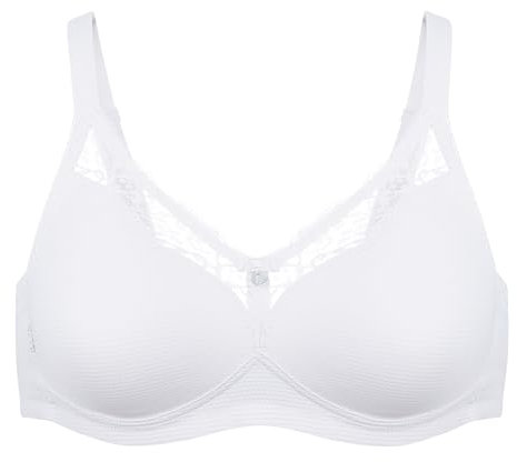 SUSA Damen Capri BH, Weiß, C90