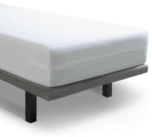 Velfont Matratzenbezug 100x200cm Anti-Milben Verstellbare Matratzenhülle und mit Reißverschluss Oeko-TEX Zertifiziert