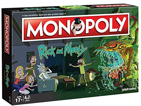 Winning Moves - Monopoly - Rick & Morty - Brettspiel für Erwachsene - Alter 17+ - Deutsch