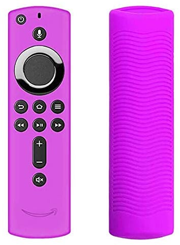 QoFina Case für Fire TV oder TV Stick Remote, Fernbedienung Cover mit Alexa Voice Anti-Rutsch Stoßfest Silikon Schutzhülle Fall Hülle