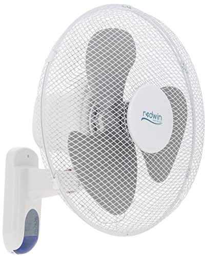 Ventilateur mural oscillant 45W avec télécommande RODWIN Ventilation