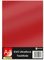Evo Ultraflock Textilfolie für Plotter 33 Farben Flockfolie im Din A4 Format 30x20cm Plotterfolie für Stoff Kleidung T-Shirt Flock Folie Zubehör (1 Bogen, 006 Rot)