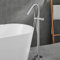 Robinet Baignoire Ilot Pivotant À 360° 2 Modes Mitigeur De Baignoire Sur Pied Avec Douchette,chrome