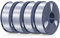 SUNLU 4kg Silk PLA PLUS Filament, Glänzendes SILK PLA+ Filament 1,75 mm, glatte, Seidige Oberfläche, Maßgenauigkeit +/- 0,02 mm, 1 kg pro Spule, 4 Rollen, silk Silber