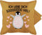 Kissenbezug - Partner Kissen Ideen - Ich liebe dich SOOOO viel Pinguin - Valentinstag so viel liebe Geschenk für Freund Freundin Ihn Sie Liebes Beweis Geschenkidee - 50 x 50 cm - Gelb - mehr