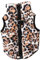 CLSSLVVBN Dress to Impress, personalisierte und modische Weste, Jacke, Mantel für Hunde, Warmer und bequemer Hundegeschirr Mantel aus Polyester, Leopardenmuster, M