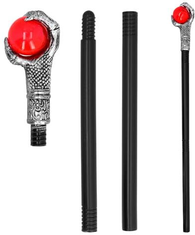 Boland 73207 - Vampir-Zepter, Länge 78 cm, Zubehör für Halloween und Karneval