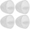 ABOOFAN 4pcs Bottle Caps Replacements Plastic Milk Bottle Lids Clear Feeding Bottles Caps Dome Caps Feeding Bottles Dust Cover