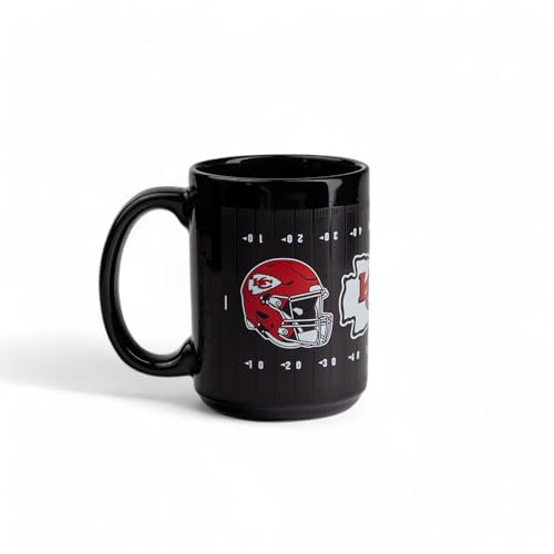 The Memory Company Lizenzierte NFL Tasse mit Farbwechsel, 425 ml, Kansas City Chiefs