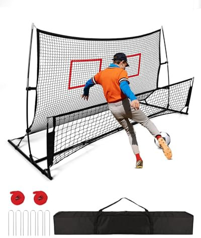 Soccer Rebounder Net 2in1