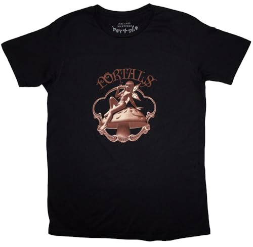 Rock Off officially licensed products Melanie Martinez 'Sitting Fairy' Black T-Shirt (UK, Alpha, XL, Regular, Regular, Black)