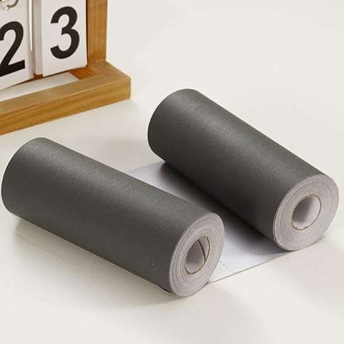 Dostear Bordüre Selbstklebend Kinderzimmer Tapeten Wohnzimmer Wanddeko Badezimmer 8d Fliesenaufkleber Wandleisten Dunkelgrau 10cm X 500cm