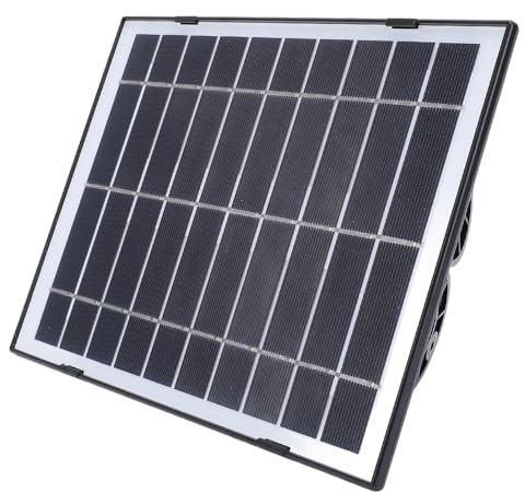 Tbest Überwachungskamera Solarpanel, 10W Low -Power -Typ -C -Dual -Bracket -Solar -Ladegerät für Outdoor -Kamera
