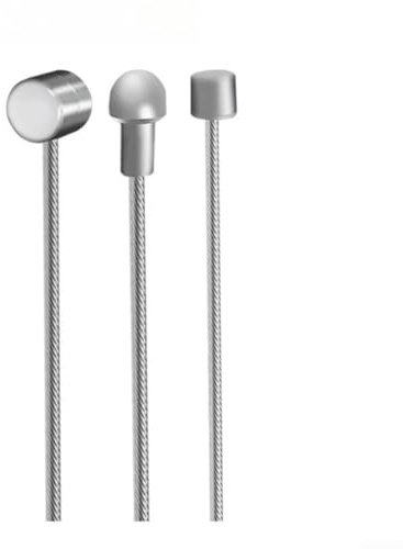 50PCS Galvanized Steel Inner Brake Cable Wire for Mountain Bike Brake Systems, Designed to Pass Smoothly Through Casing (2.1m sifter)