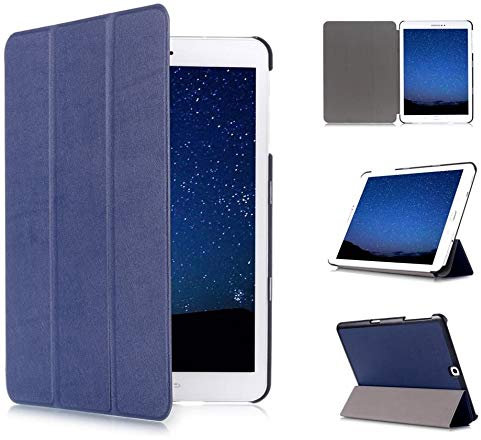 Skytar Cover per Galaxxy Tab S2 9.7,Protezione in PU Pelle Smart Case Copertura Custodia per Samsung Galaxy Tab S2 9.7 Pollici T810 / T813 / T815 / T819 Tablet Cover con Funzione di Sostegno,Blu navy
