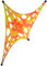PSYWORK Schwarzlicht Segel Spandex | Goa Holes Om Sunrise | 1,2 x 2,5m | UV-aktiv | leuchtend | Wandtuch Wandbehang Stoff Neon Deko Party Tuch Tapestry Poster Psy