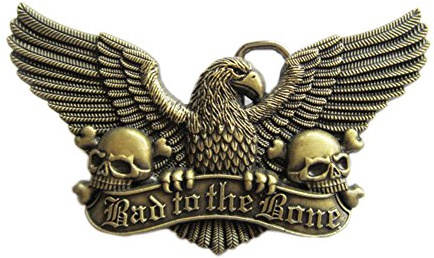 Urban Backwoods Bad To The Bone I Gürtelschnalle für Wechselgürtel Buckle