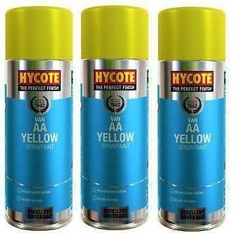 Hycote AA Van Yellow 400ml (Pack of 3)
