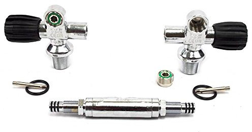 METALSUB Grifo bi-Botella Rosca 3/4 con Manifold, M25 (18 litros)