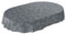 ANRO Tischdecke Wachstuch abwaschbar Wachstuchtischdecke Wachstischdecke Zweige Blätter Edel Silbereffekt Anthrazit Oval 220x140cm