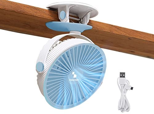 BEPER P206VEN420 Mini Ventilateur Pince, Usb - Ventilateur Portable Rechargeable avec 3 Vitesses