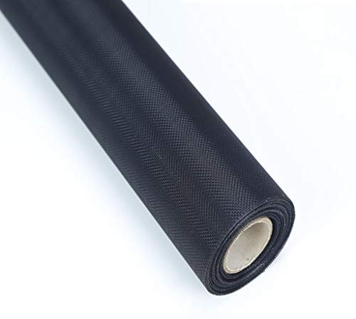 XXYANZI Rete per Zanzariera in Fibra di Vetro 1.5x1.5m, Zanzariere Ricambi Rete Accessori per Zanzariere Zanzariera Finestra Estensibile, per Porte, Finestra. - Nero