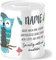 OWLBOOK® Kinder Spardose Eule | personalisierte Geschenke Konfirmation Jugendweihe Kommunion Firmung Einschulung Geburt Baby Kind | Geburtstagsgeschenke Ostergeschenke für Kinder | Keramik
