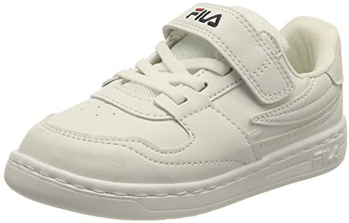 FILA Fxventuno Velcro Tdl, Zapatillas Unisex niños, Blanco, 25 EU