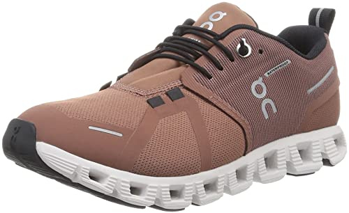 On Cloud 5 wasserdichte Damen-Sneaker, Cocoa/Frost, 5.5
