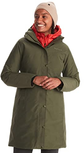 Marmot Damen Chelsea Coat, Leichte Daunenjacke, wasserdichter Daunenparka, warmer Wintermantel, regendichte Winterjacke, winddichte Funktionsjacke, Outdoorjacke mit Kapuze
