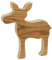 Elch aus Holz - Eiche - Deko aus Holz - Weihnachtsdeko (Elchin S)