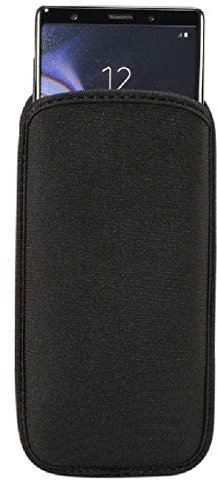 DFV mobile - Housse de Chaussette en Néoprène Imperméable et Antichoc pour pour iPhone 13 Pro Max (2021) - Noir
