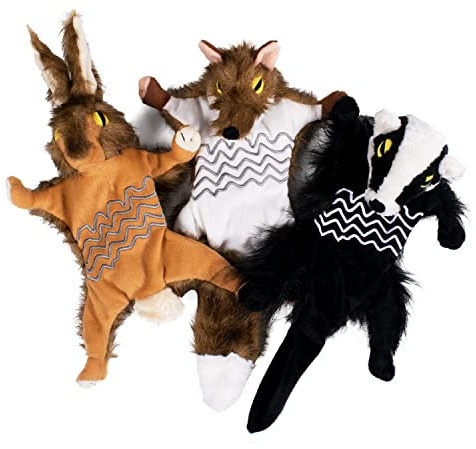 Pet Brands Forest Critters Squeaky Plush Toy Fox for Dogs L