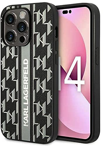 KARL LAGERFELD KLHCP14LPGKLSKG Hülle für iPhone 14 Pro 6,1 hardcase grau/Grey M