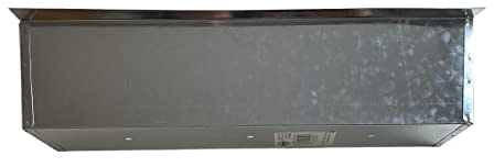 daniplus Jardinière pour palettes, métal, accessoires de jardin, 38 x 12 x 9 cm, jardinière, décoration de jardin