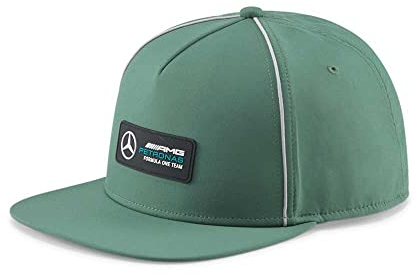 PUMA Mercedes AMG Petronas F1 Team Adjustable Snapback Flat Brim Hat (Green)