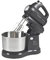Batteur avec Bol Rotatif 5 Vitesses, Noir/Inox, 2.8 L, 300 W