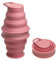 Opard Collapsible Water Bottles 500ml BPA Free Leak Proof Foldable Silicone Bottle with Anti-Collapse Ring for Travel Camping Hiking Running Sport