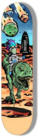 A Plus Collectibles Take Flight Skateboard Deck (Meteor Mission, 7.5)