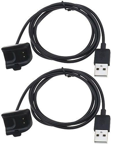 eMagTech Cavo di ricarica USB di ricambio compatibile con Samsung Galaxy Fit 2/SM-R220, adattatore docking station per caricabatterie Smartwatch accessori lunghezza 1M, nero