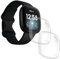 iDaPro [2 Stück] Schutzhülle für Fitbit Versa 3 / Sense Displayschutzfolie, vollständige Abdeckung, schützender Stoßfänger, weiches TPU, Zubehör – [klar + transparent]