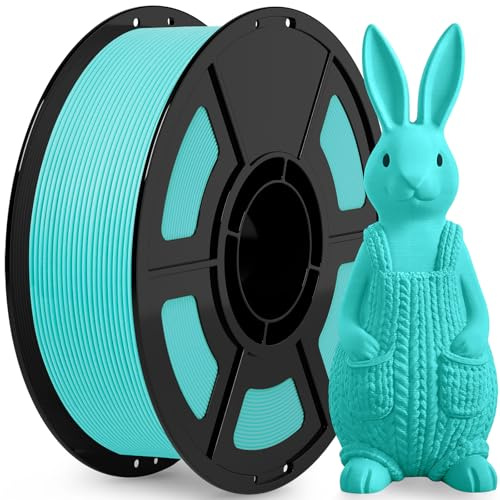 iSANMATE PLA Matte Filament 1.75mm, 3D Drucker Filament PLA, 1KG Turkisblau | High Speed Matte PLA 1KG Spule (2,2 lbs) für Bambu Lab und Meisten FDM 3D Drucker, Maßgenauigkeit +/- 0.02 mm, 30–300 mm/s